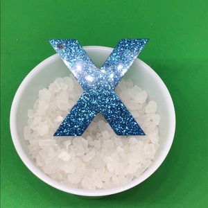 Epoxy Letter Keychain